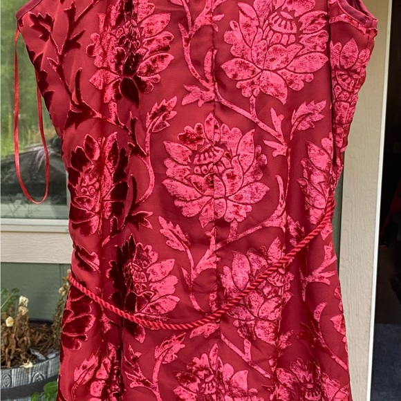 GLAM - Vintage Style Spaghetti Strap Mini Dress - Picture 2 of 3